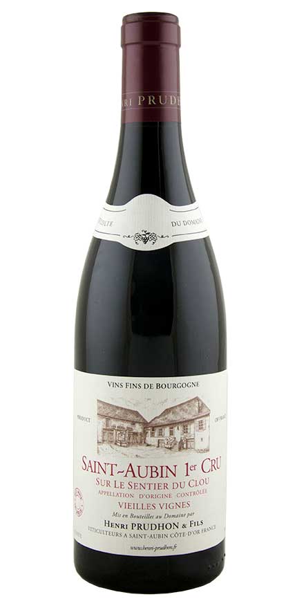 2023 Henri Prudhon & Fils Saint-Aubin Rouge 1er Cru Sur le Sentier du Clou VV 750 mL