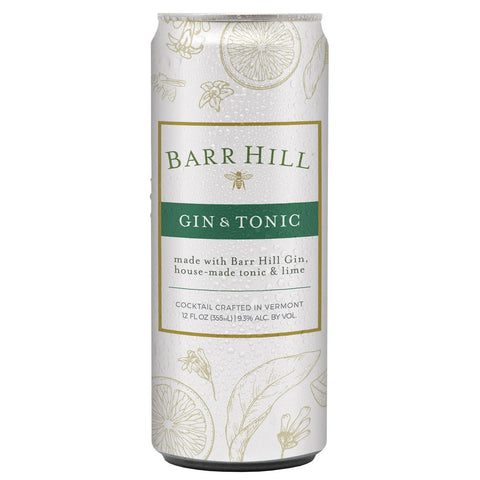 Barr Hill Gin & Tonic Can 355ml