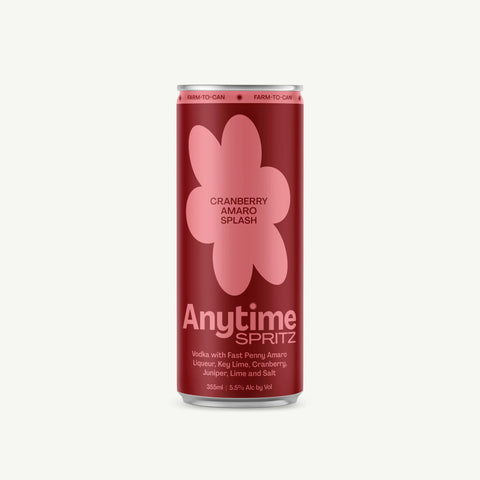 Anytime Spritz Cranberry Amaro Splash Vodka 12oz