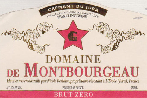 Montboureau Cremant du Jura Brut Zero