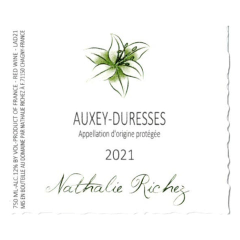 Nathalie Richez Auxey-Duresses Rouge 2022